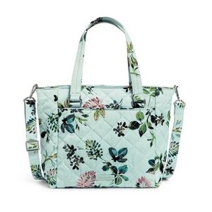 Vera Bradley Multi Strap Shoulder Performance Twill Bag Seawater Blooms NWT